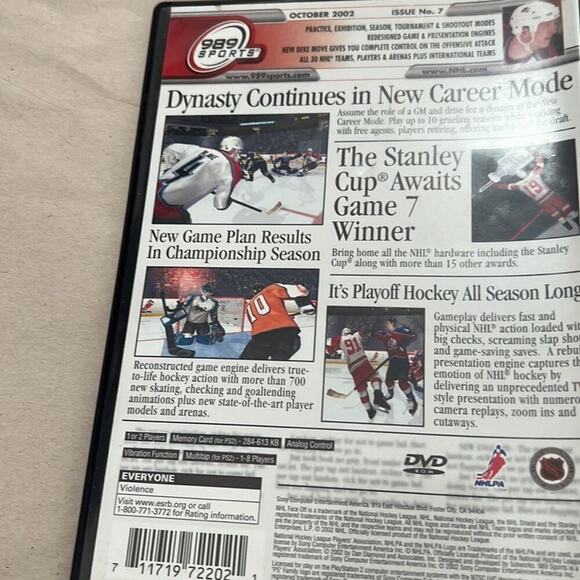 PLAYSTATION 2 NHL FACEOFF‎ 03 GAME - Picture 3 of 3